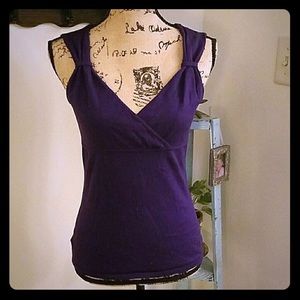 Ann Taylor purple tank